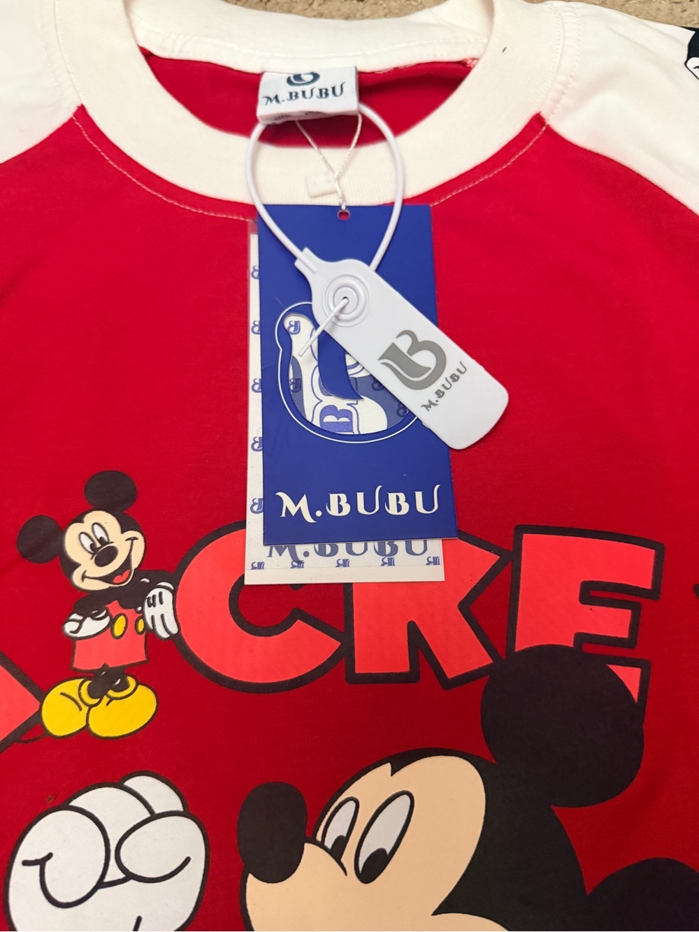 Red Mickey Graphic Tee - new with tag